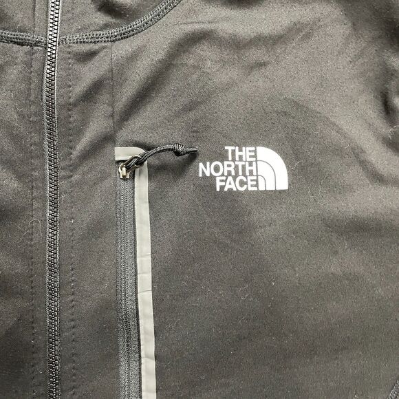 The North Face Sweatshirt Mens XL Black Full Zip Marelli Pulaski Fleece Jacket - Picture 11 of 15